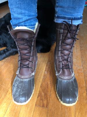 ll bean lined duck boots
