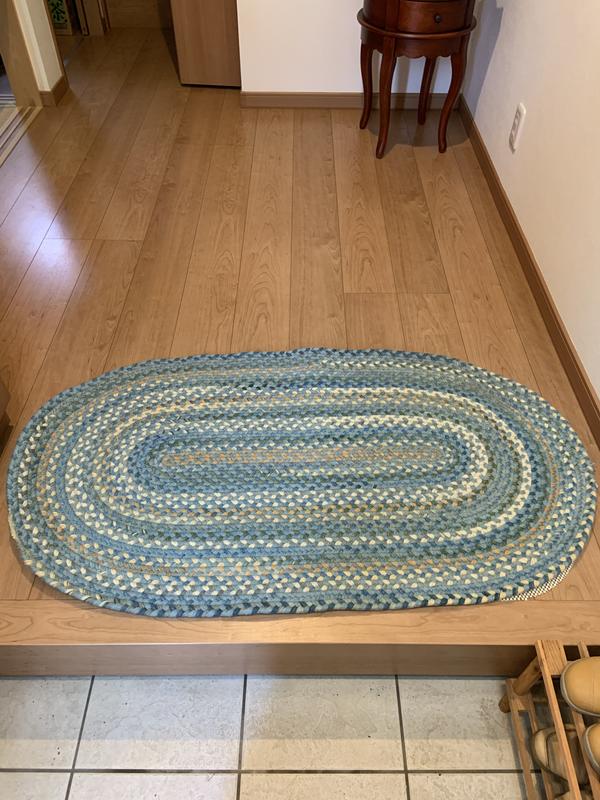 L.L.Bean Braided Wool Rug, Horizontal Braid