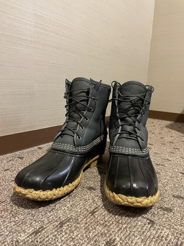 メンズ ビーン・ブーツ、8インチ フリースラインド インサレーテッド