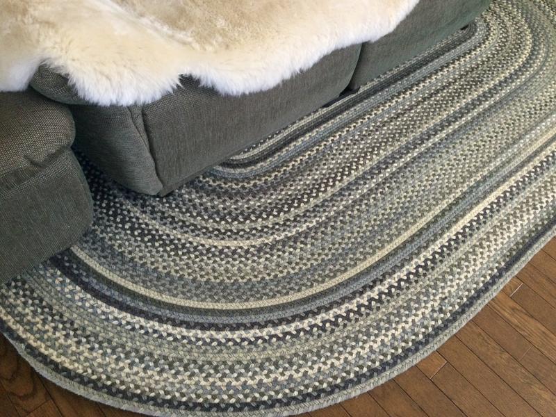 L.L.Bean Braided Wool Rug ブレイドウールラグ 半円ラグ - INGENUITYWEBDESIGN