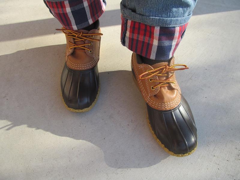 3ホール LLBEAN ガムシューズ レインブーツ ローブーツ アウトレット