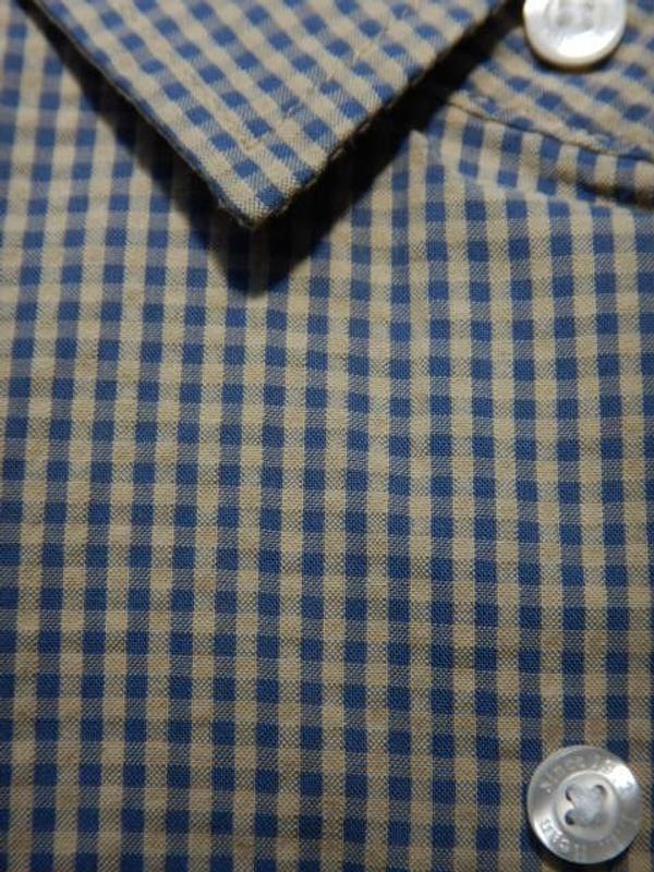 21SS RRL インディゴ シアサッカー キャンプ シャツ 半袖 ワークシャツ 21SS RRL インディゴ シアサッカー キャンプ シャツ 半袖 ワーク