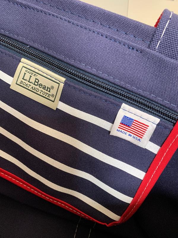 未使用品 LLBean ボート アンド トート ストライプ ボーダー