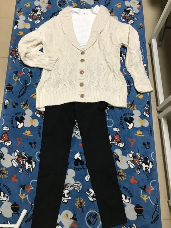 【L】エルエルビーンコージー・フィッシャーマン・セーター　厚手カーディガン L.L.Bean - 【L】エルエルビーンコージー・フィッシャーマン・セーター