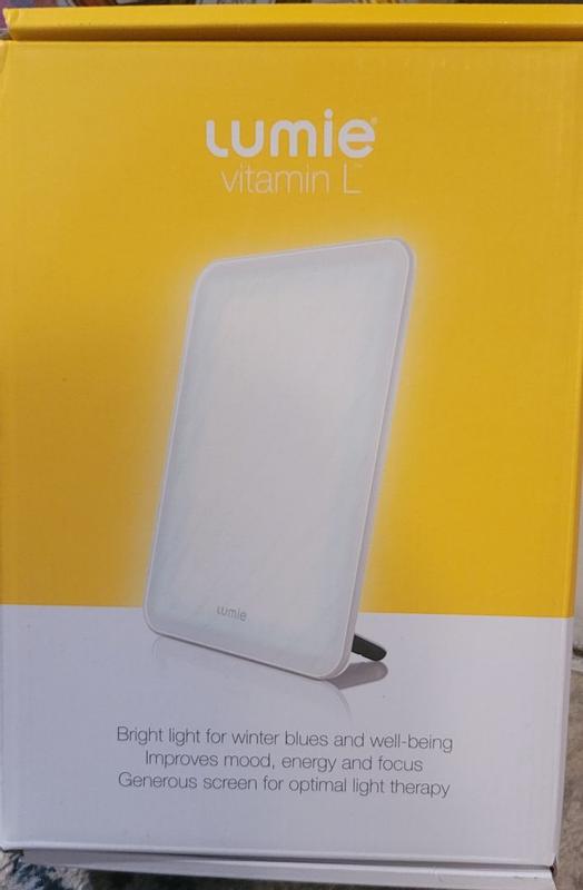 Lumie Vitamin L Slim Portable SAD Lamp for Light Therapy
