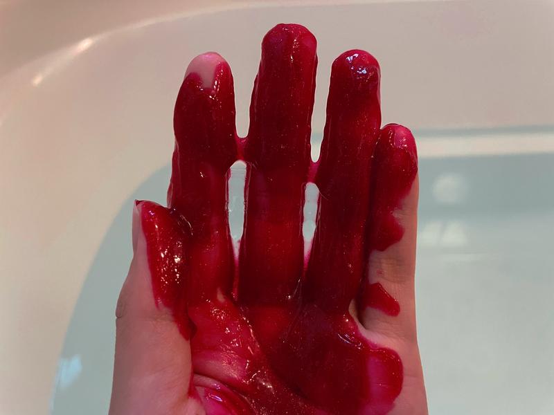 新品 LUSH プラムレイン スキャンミーフォースケアズ　シャワージェル4本 試してみた】ラッシュ スキャンミーフォースケアズのリアルな