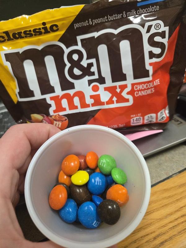 M&M's 8.3 oz Classic Mix Chocolate Candy Sharing Size Bag - 518466