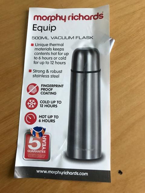 morphy richards thermos flask