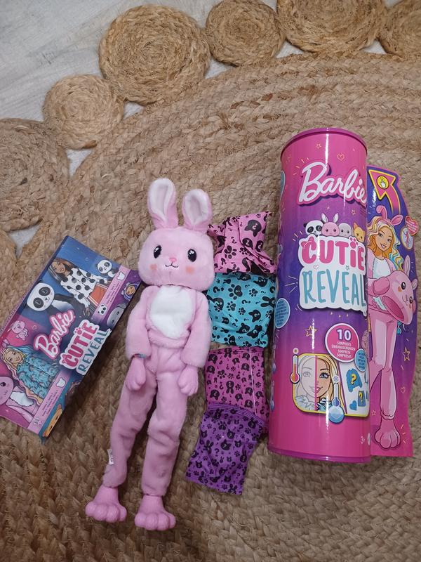  Barbie Cutie Reveal Doll & Accessories, Poodle Plush Costume &  10 Surprises Including Color Change, “Star” Cozy Cute Tees : Everything Else