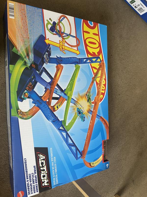 Hot Wheels Coffret Looping Multi Crash, Circuit Avec 5 Zones De