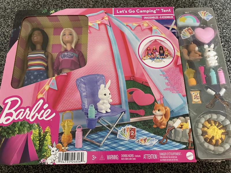 Barbie going online camping