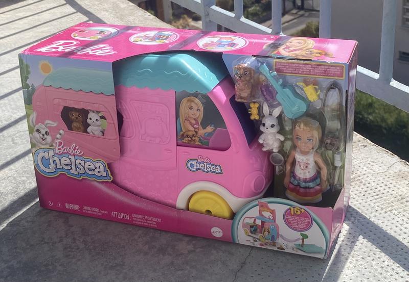 Barbie - Coffret Barbie Camping-car De Chelsea - Poupée Mannequin