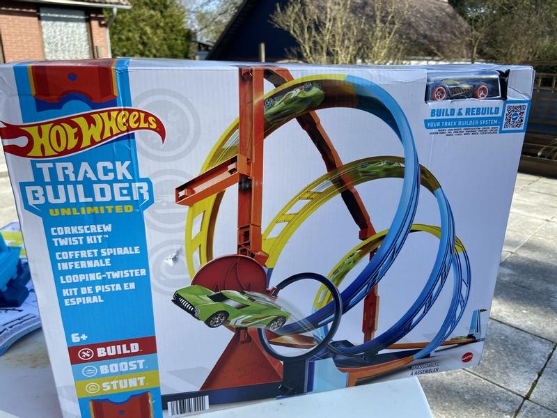 Pista HOT WHEELS Track Builder Kit espiral (Idade Mínima: 6