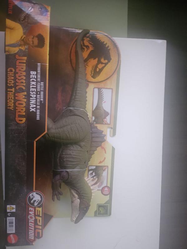 Figurine Becklespinax Jurassic World – 43 Cm – Rugissements, Coups De Tête, épines De Queue – Articulations – 4 Ans+ – Cadeau Dinosaure