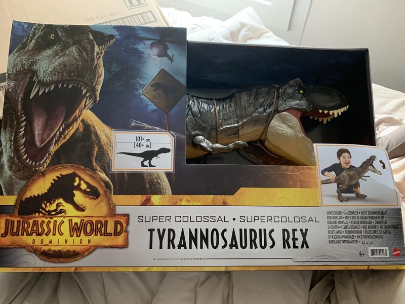 Tyrannosaure Rex Super Colossal du Monde jurassique.