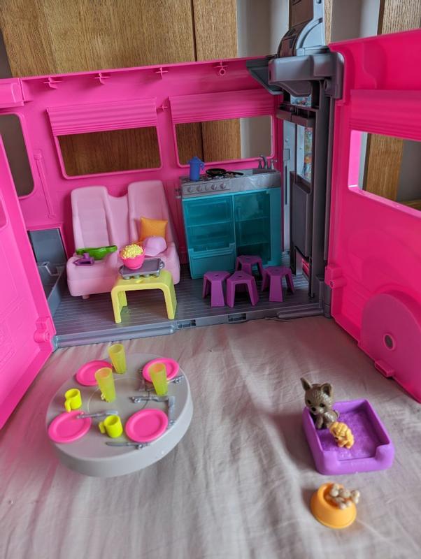 Barbie doll hot sale camper van