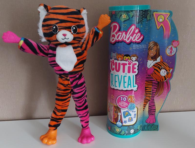 Barbie Cutie Reveal Dolls Barbie Tropical Forest Series Tiger HKP99 Shop  Now