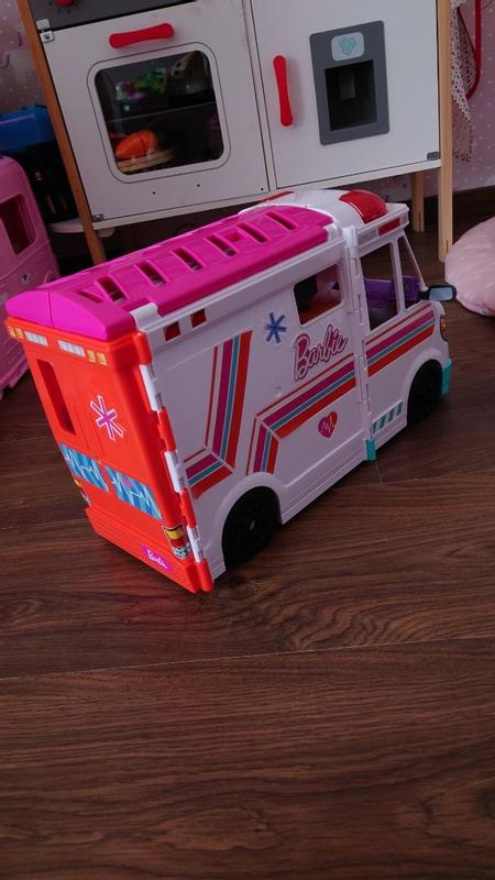 Barbie-Véhicule Médical-Coffret ambulance et clinique et