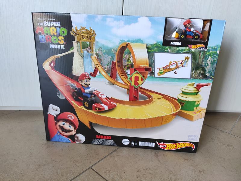 Hot Wheels - Coffret Circuit Royaume de la Jungle du film Super Mario Bros  - Petite Voiture - 5 ans et + au meilleur prix