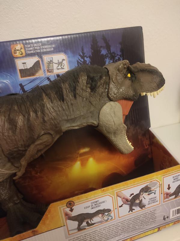 MATTEL Jurassic World - Thrash N' Devour T-Rex - Playpolis