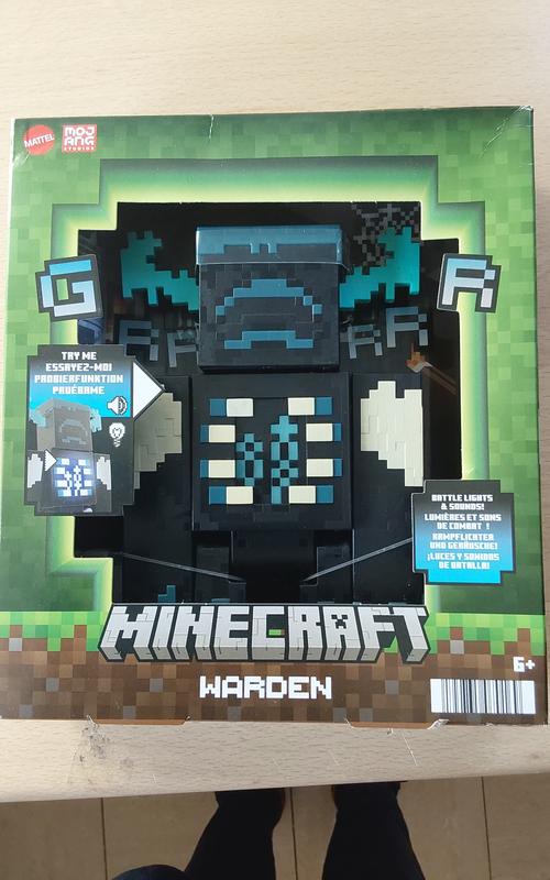 Jouets Minecraft  Figurine Warden avec lumières, sons et