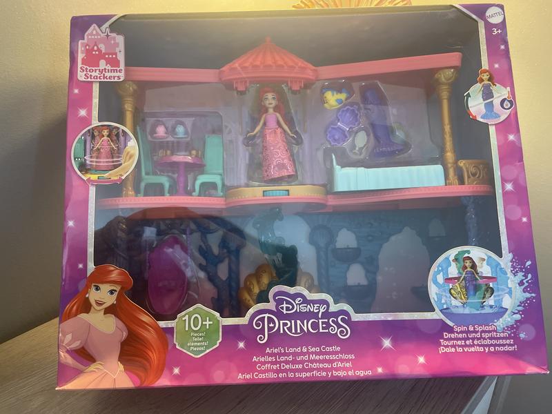 Princesses Disney Coffret Deluxe Château D'Ariel Avec Petite Poupée, 1 Ami,  12 Accessoires, 6 Zones De Jeu Et Piscine, Jouet Enfant, Dès 3 Ans, HLW95 :  : Jeux et Jouets