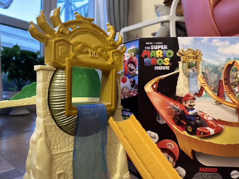 Circuit Hot Wheels Super Mario Bros Royaume Jungle | Avec Voiture Mario 1:64 | Jouet Enfant 5+ | HMK49