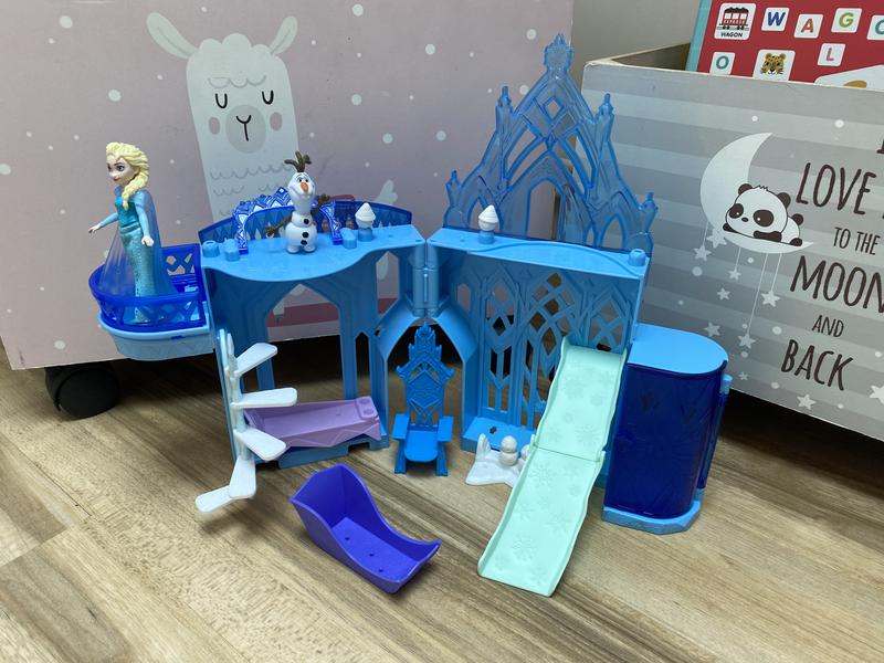Disney La Reine des neiges 2, Palais de glace d'Elsa, poupées Elsa et Olaf,  coffret château, pour enfants, à partir de 3 ans : : Jeux et Jouets