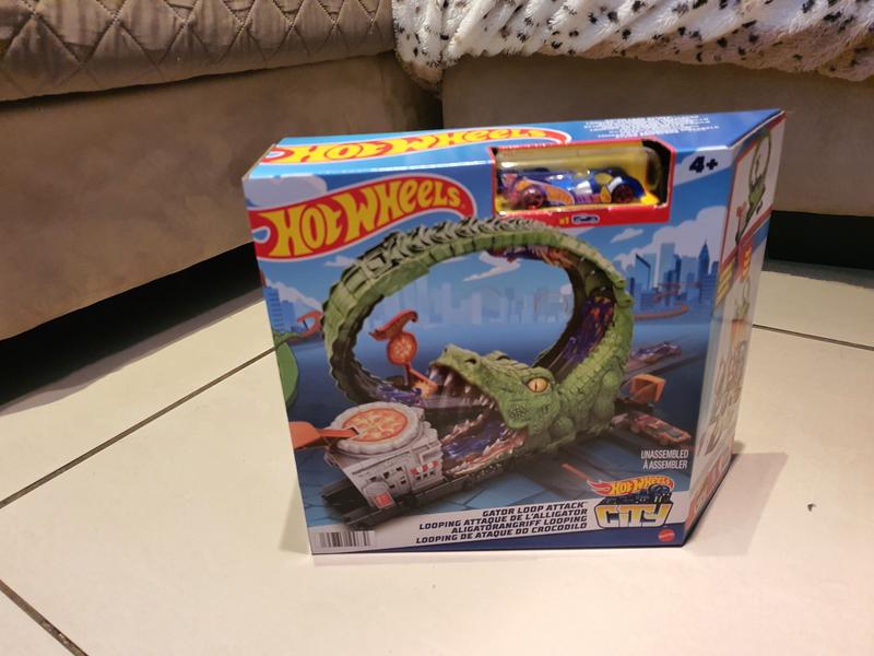 Hot Wheels CITY Pista Looping Ataque do Crocodilo Mattel HKX39