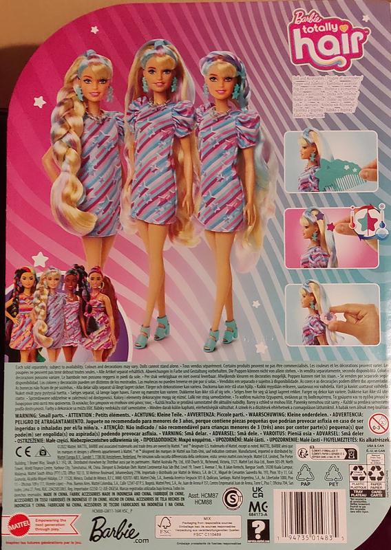 Barbie Poupée Ultra Chevelure avec 15 accessoires