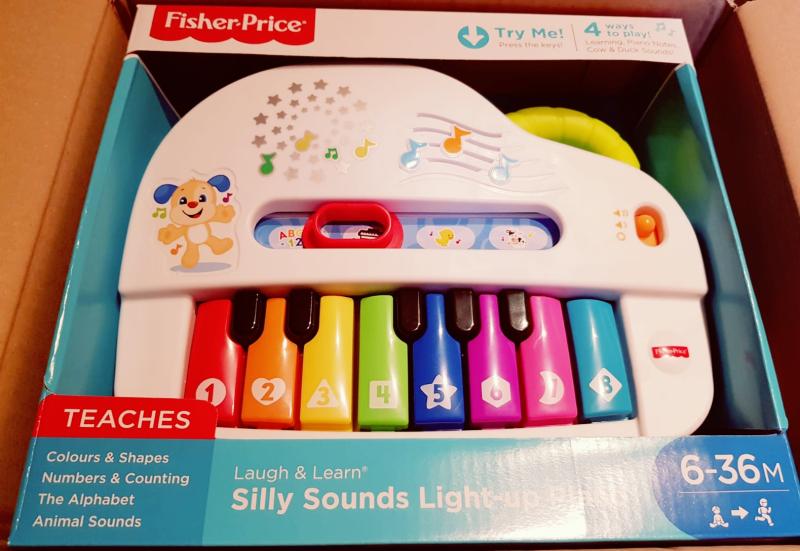 Details about   Fisher Price Laugh And Learn Silly Sounds Light Up Piano NEW IN STOCK 