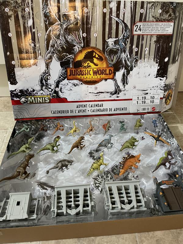 Jurassic World Coffret Calendrier De L'Avent Avec Mini-Figurines, 19