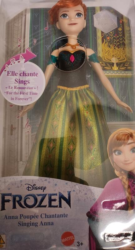 Disney frozen - la reine des neiges - anna poupee chantante