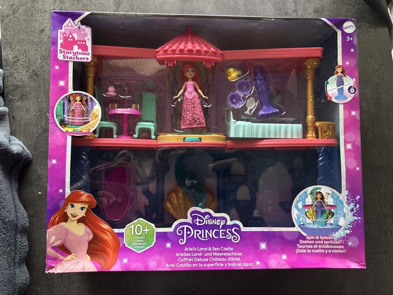 Princesses Disney Coffret Deluxe Château D'Ariel Avec Petite Poupée, 1 Ami,  12 Accessoires, 6 Zones De Jeu Et Piscine, Jouet Enfant, Dès 3 Ans, HLW95 :  : Jeux et Jouets