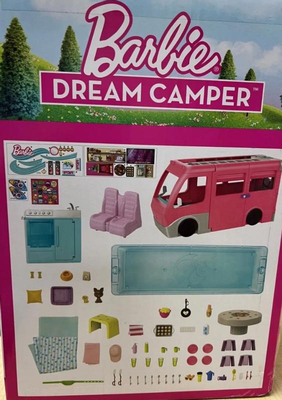 Barbie camper best sale toys r us