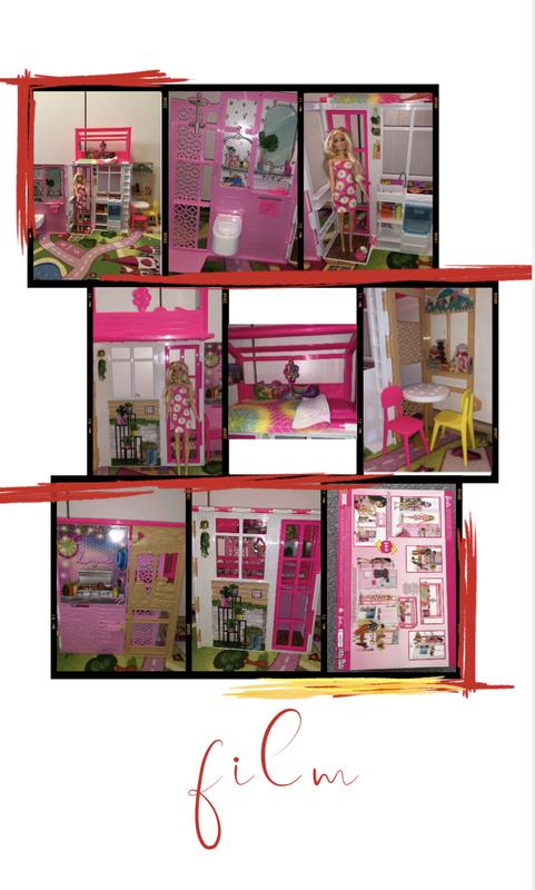 Barbie Casa 2 pisos Casa amueblada para muñecas de juguete, incluye muñeca  rubia y accesorios - JUGUETES PANRE