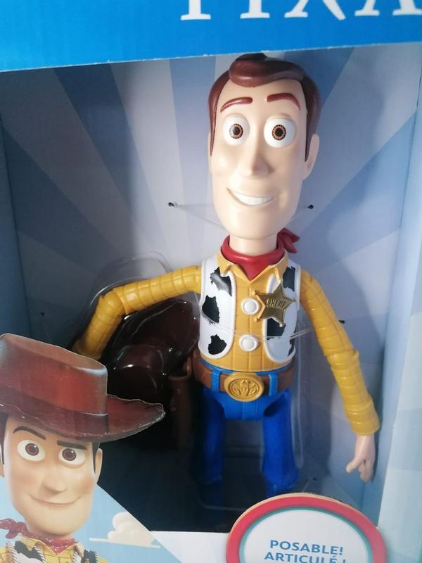 Disney Pixar Toy Story Woody grande Figura 31 cm articulada, juguete para  niños y niñas +3 años