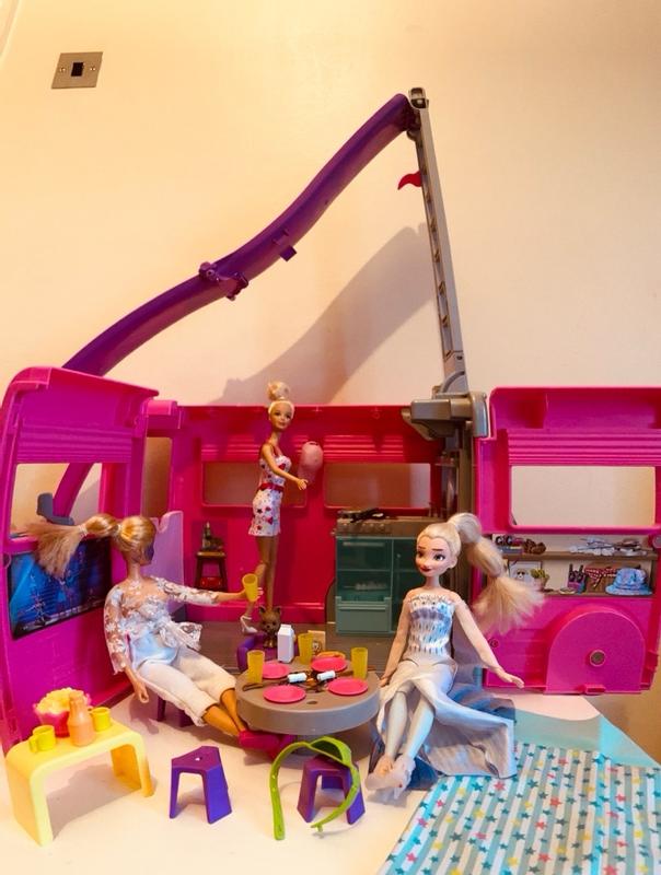 Barbie camper best sale van big w