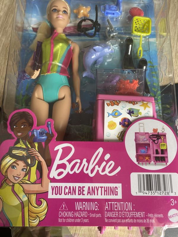 Barbie Marine Biologist Doll And Playset (Light Skin Tone)