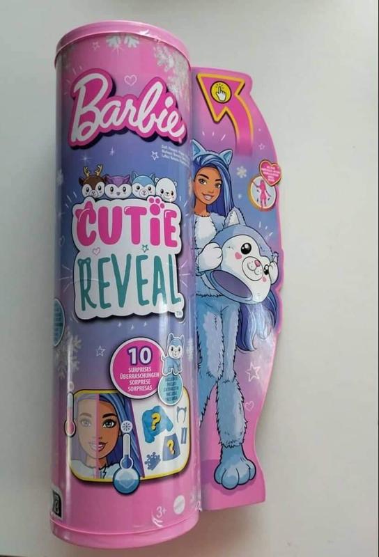 Barbie Cutie Reveal Bambola HJL63 con costume Husky