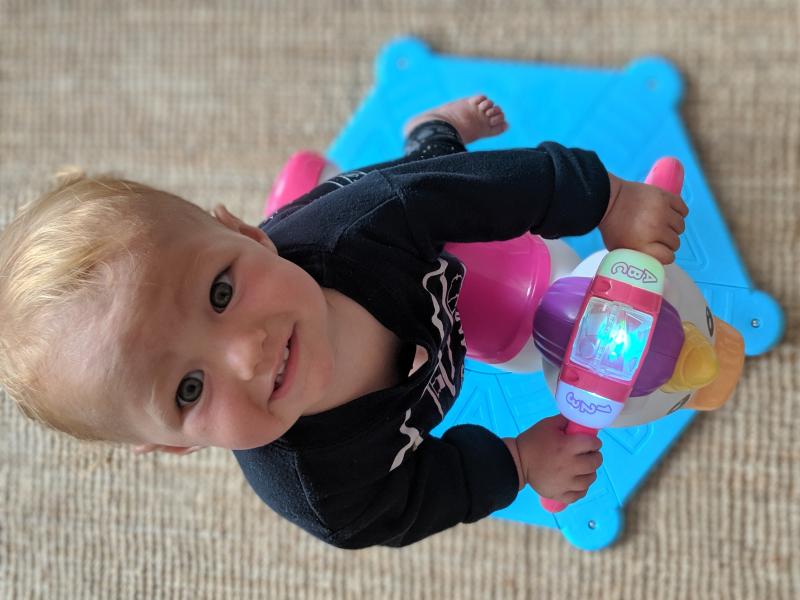 Fisher price bounce and spin unicorn sales