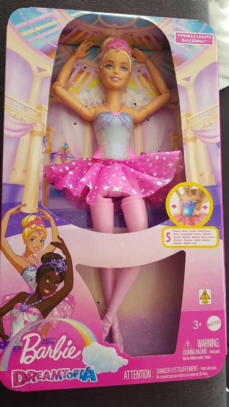 Barbie ballerine poupée danseuse avec tutu et pointes, jouet pour