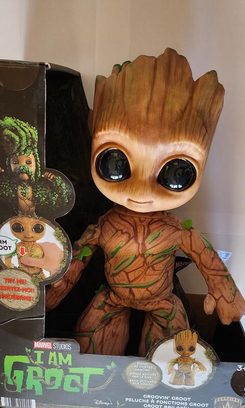 Marvel - Peluche Groot à fonctions - 3 ans et + - MATTEL - HJM23 - PELUCHE  MATTEL LICENCE