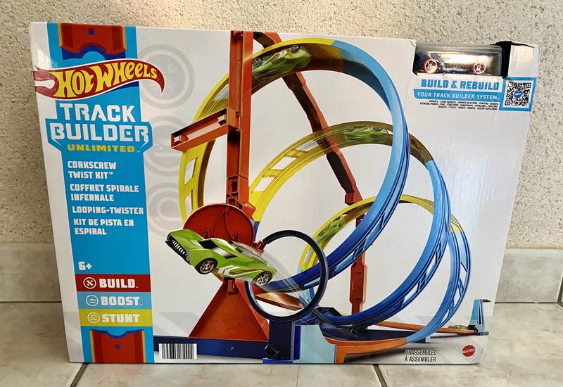 Pista HOT WHEELS Track Builder Kit espiral (Idade Mínima: 6