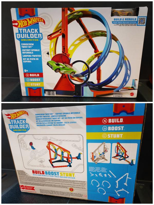 Pista HOT WHEELS Track Builder Kit espiral (Idade Mínima: 6