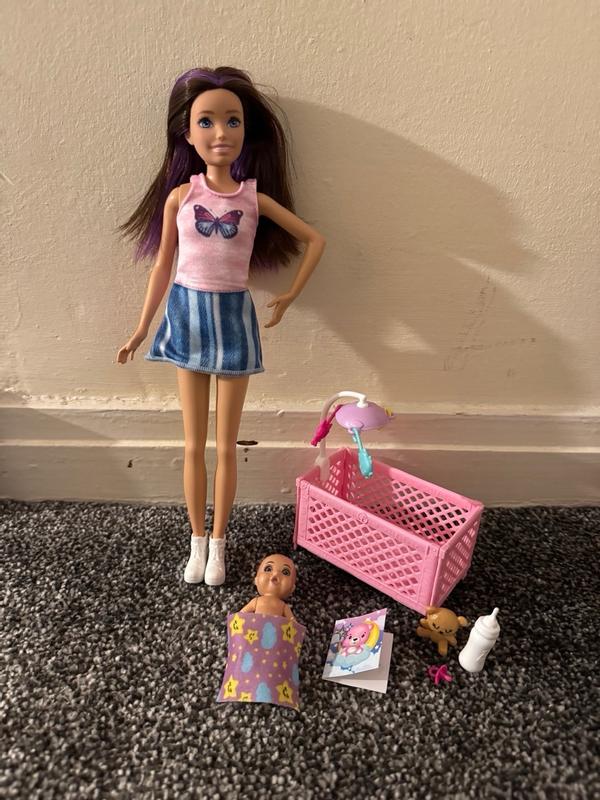 Barbie Skipper Babysitters Pushchair and 2 Dolls Playset Very