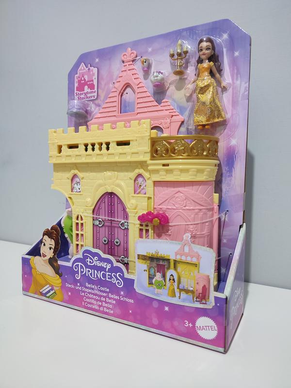 Disney princess - set componibili il castello di belle, playset