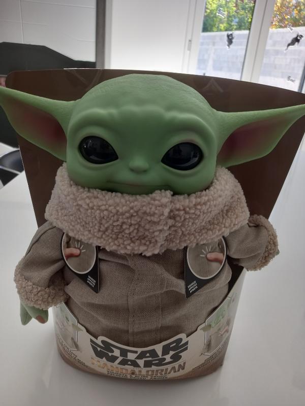 Star Wars Grogu 11 Squeeze & Blink Plush Green/Brown HJM25 - Best Buy