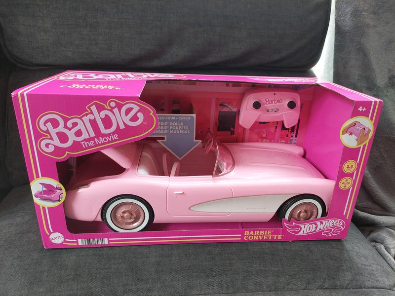 Soldes Hot Wheels Barbie The Movie, RC Corvette Cabrio (HPW40