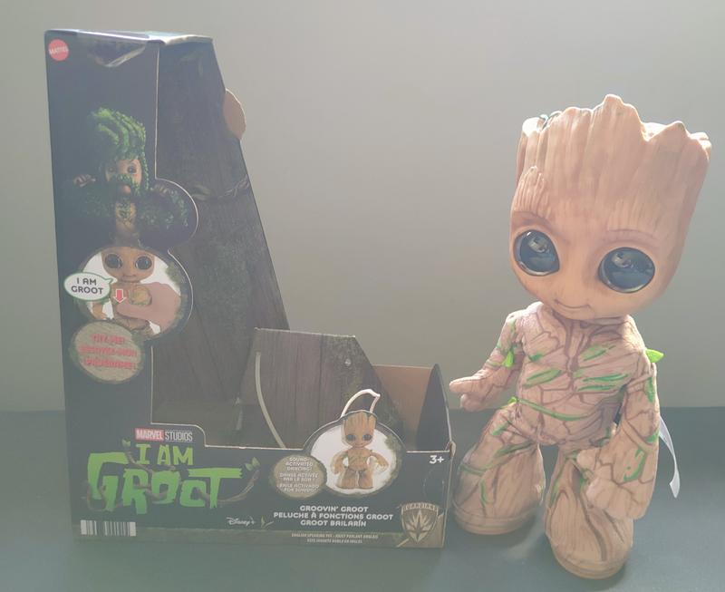 Peluche Groot Interactive Mattel : King Jouet, Peluches interactives Mattel  - Peluches